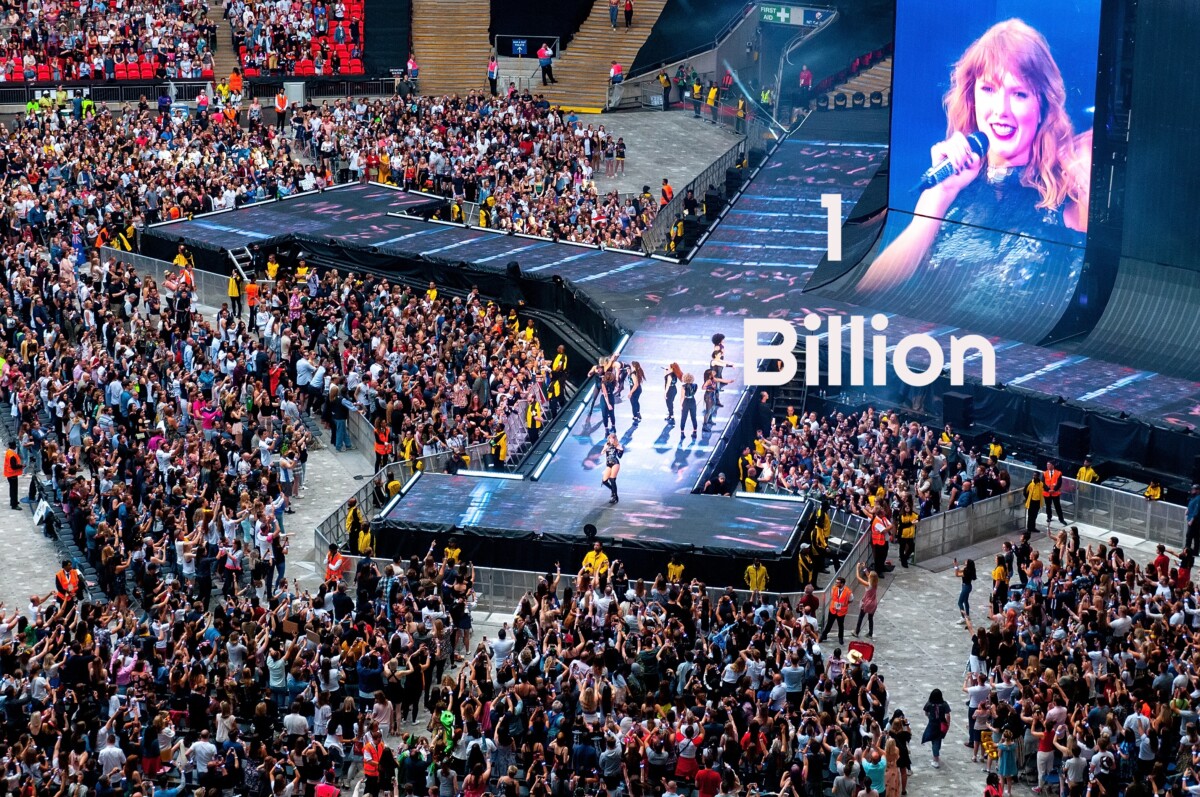 It's official: Taylor Swift has amassed a billion dollars. Web Fans are